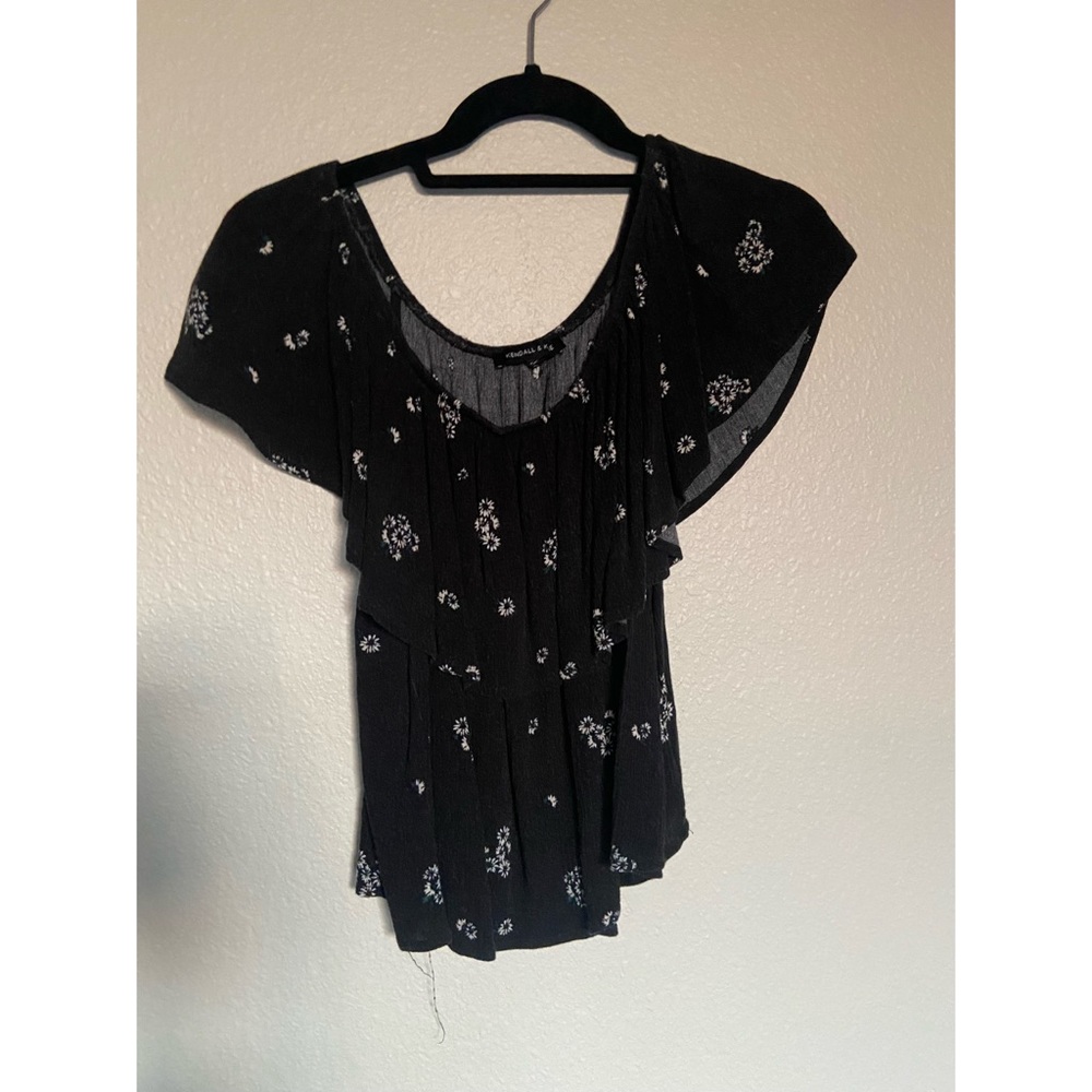 Off-the-shoulder blouse